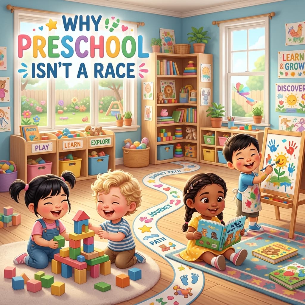 Happy toddlers enjoying playful learning without pressure at Qurious Lil'Mindz
